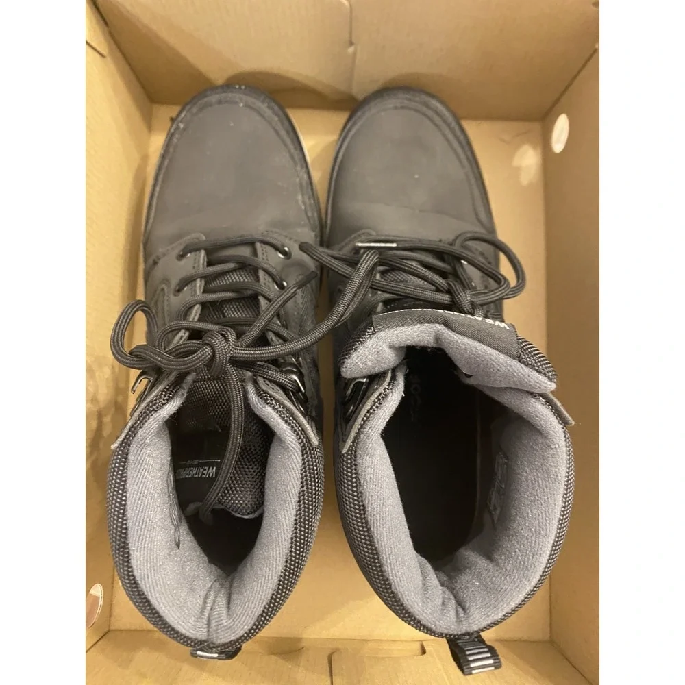 Weatherproof Jenkins Boot Men's Size‎ 8 Black Memory Foam